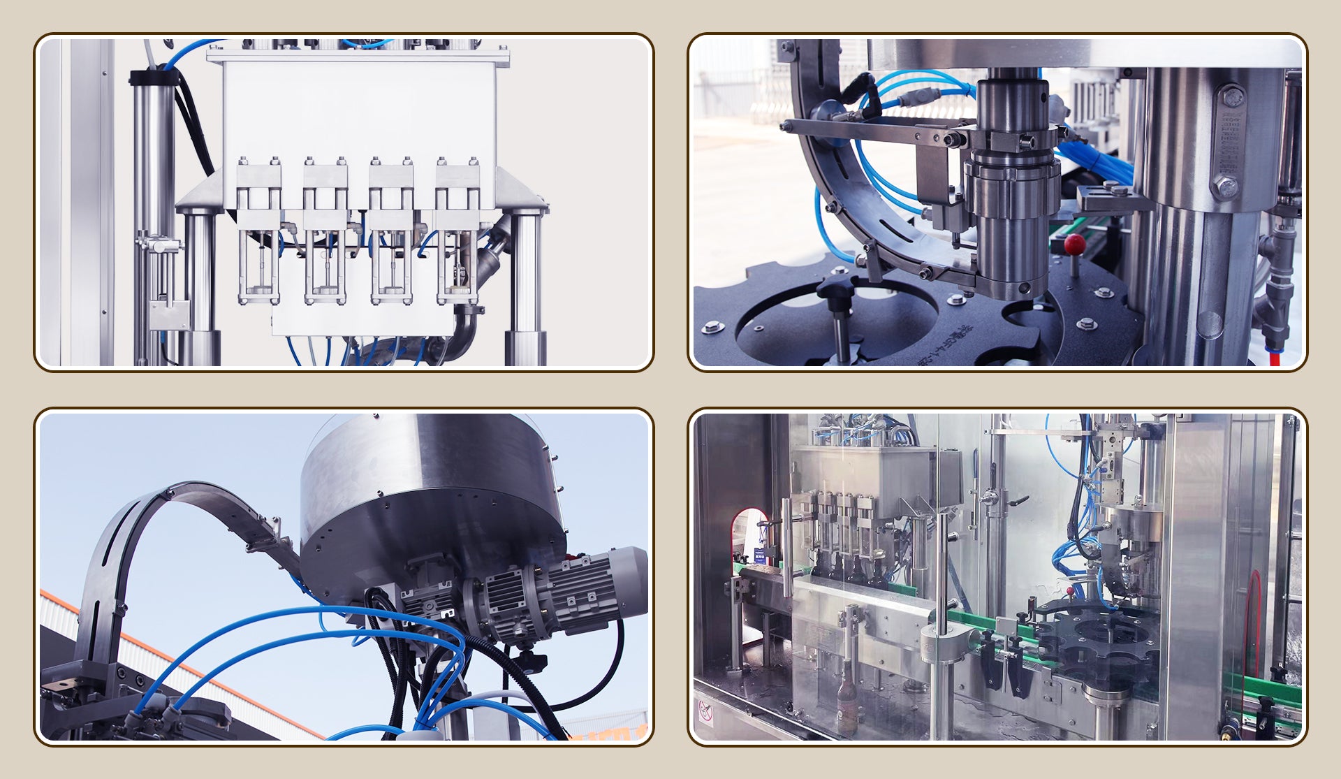 Automatic Beer Bottle Filling and Capping Machine