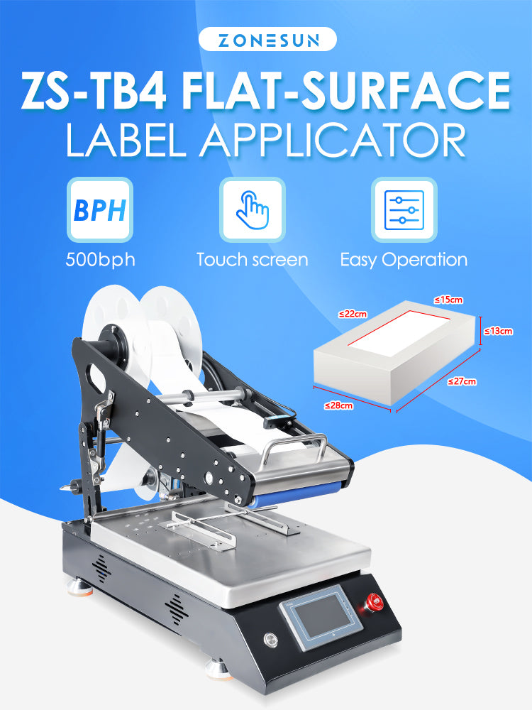 flat surface labeling machine