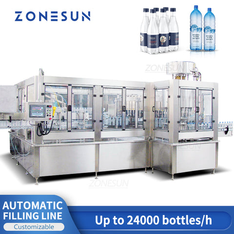 Linear liquid filling machine