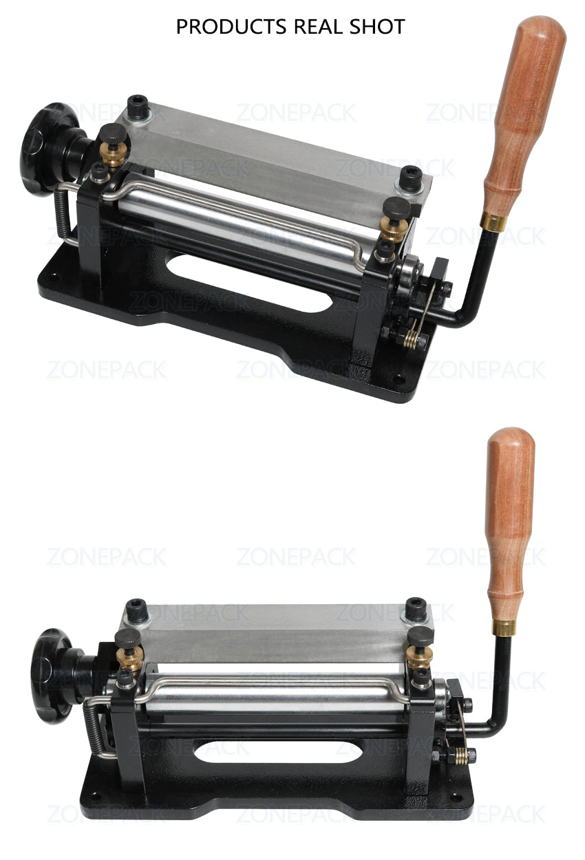 ZONEPACK NEW 6" inch Manual Leather Skiver Splitter Peeler Skiving Machine