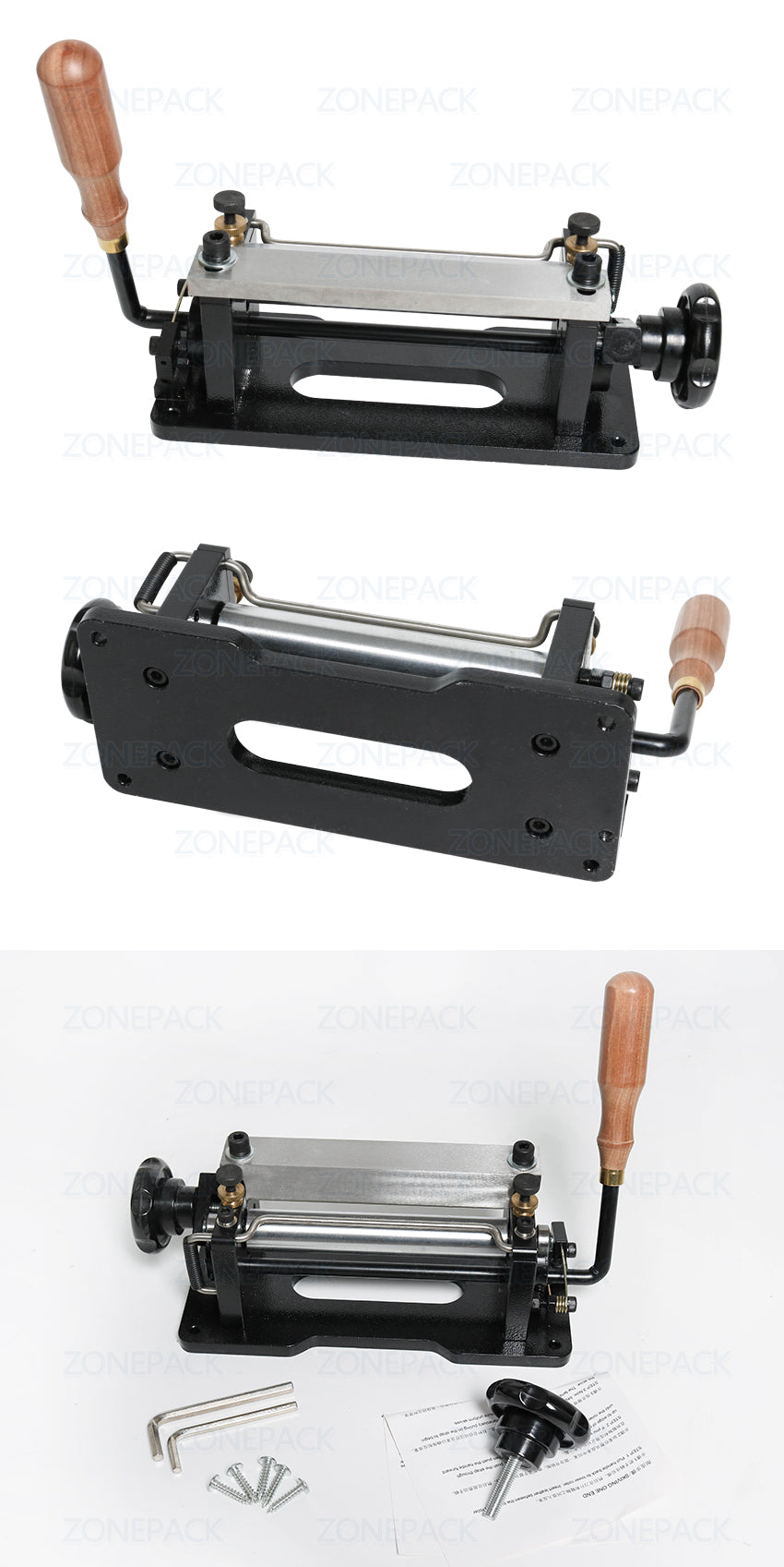 ZONEPACK NEW 6" inch Manual Leather Skiver Splitter Peeler Skiving Machine