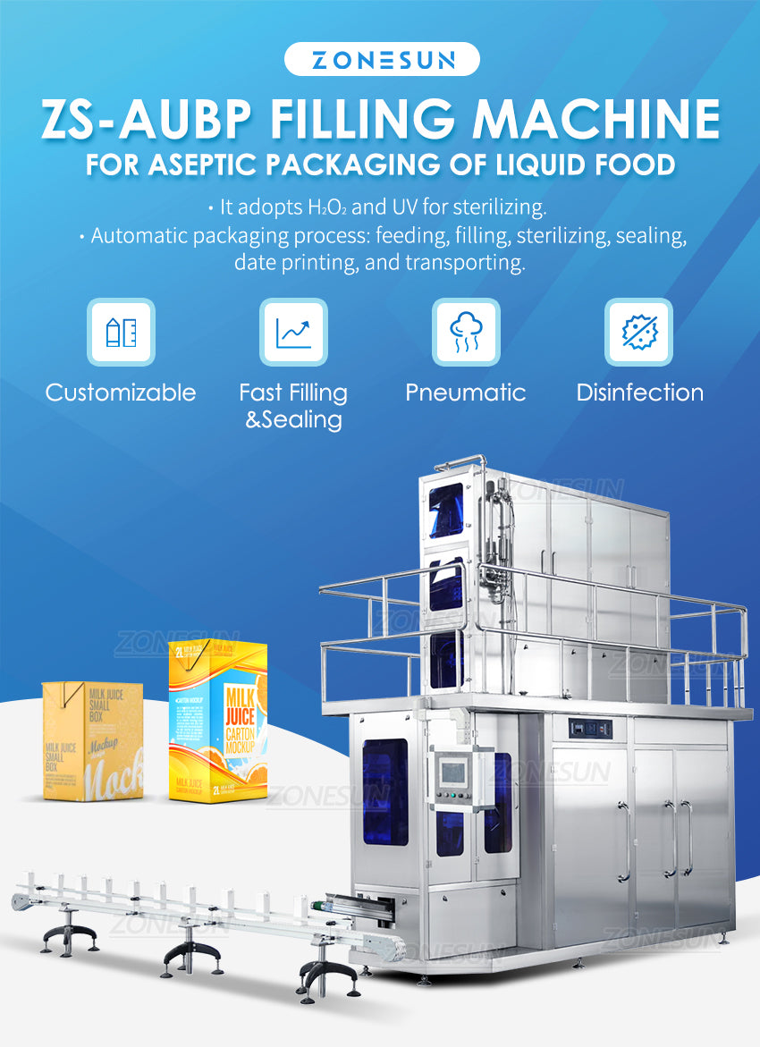 ZONESUN Milk Carton Packaging Machine ZS-AUBP5000