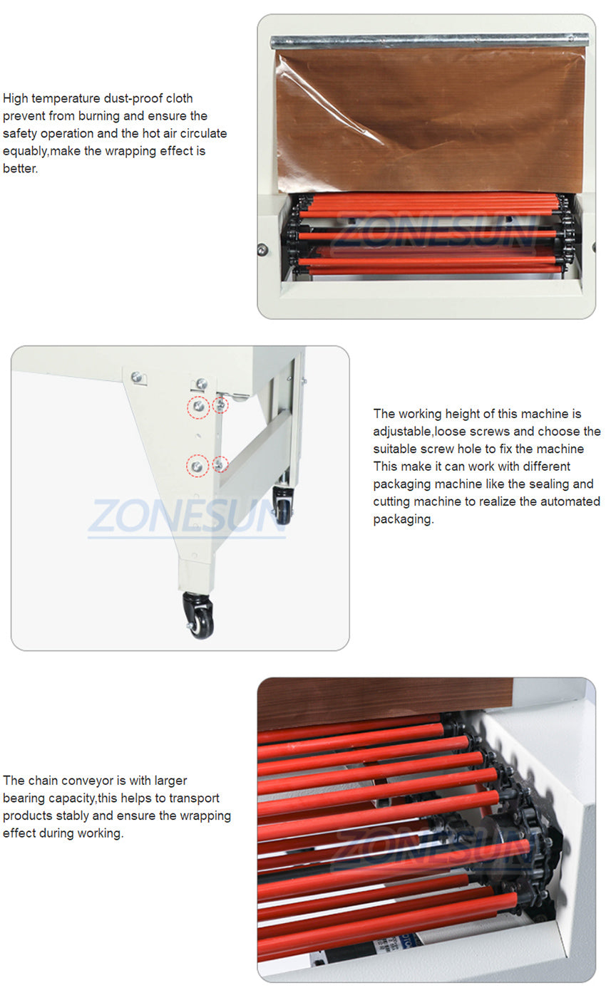 Heat shrink tunnel