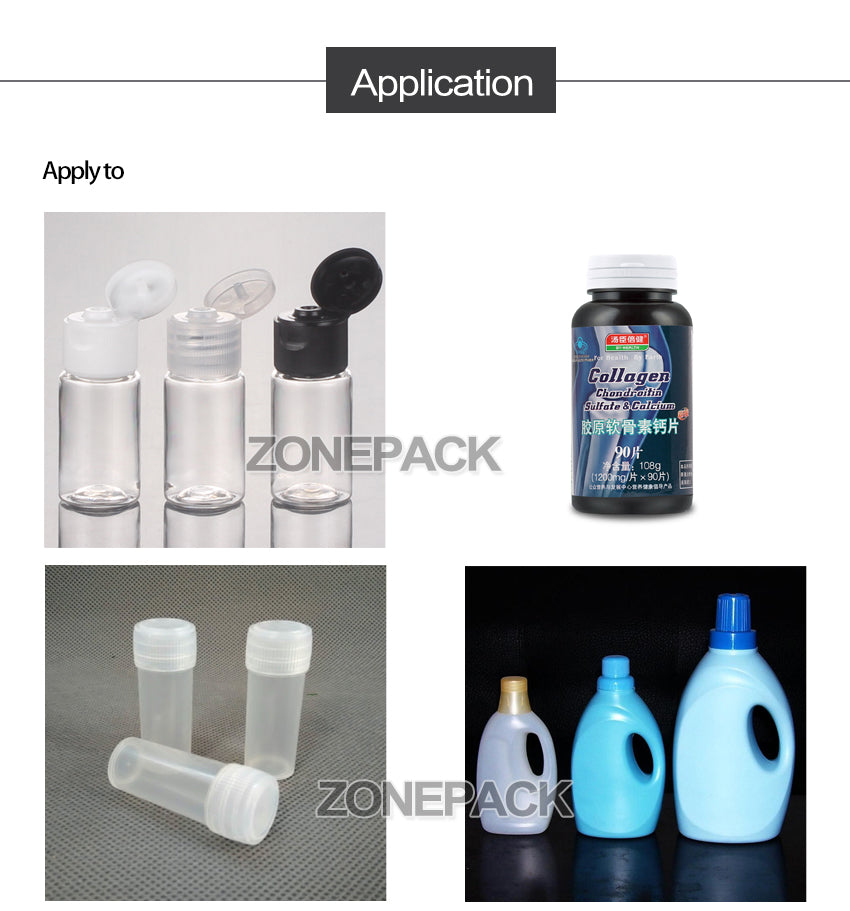 ZONESUN 80W Portable Automatic Electric 10-50mm Bottle Cap Capping Machine