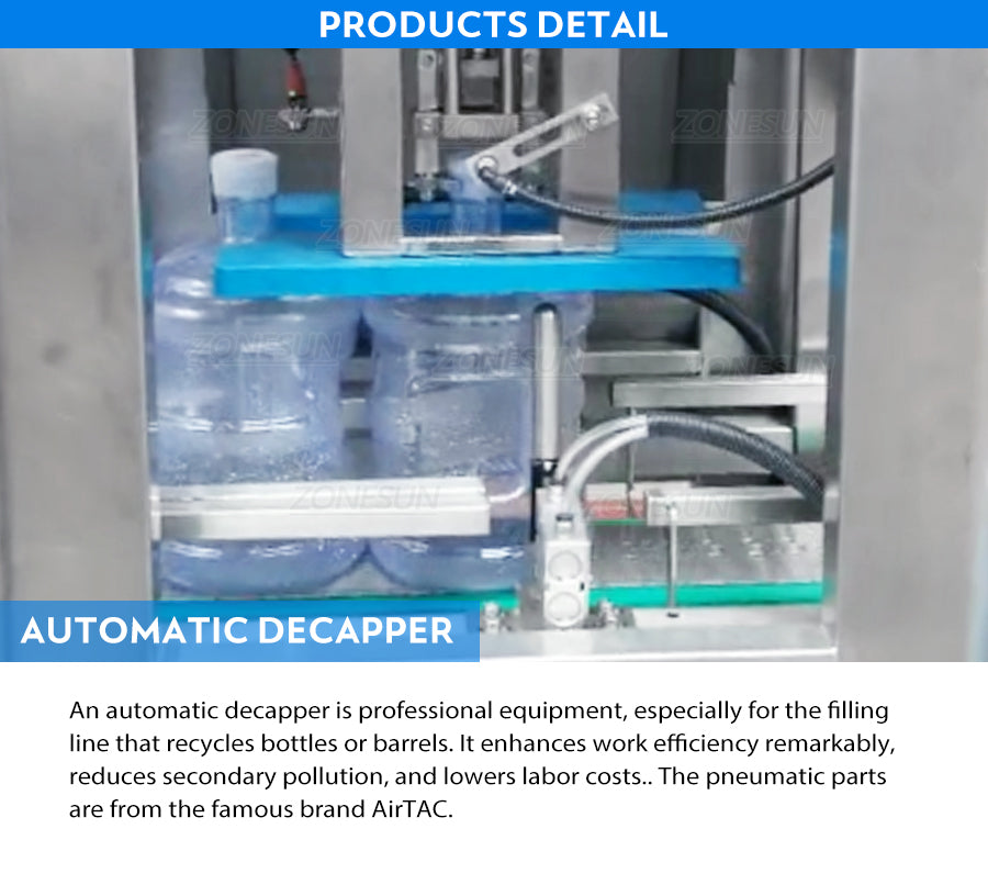 ZONEUSN Bottled Water Filling Line ZS-AFMW Water Bottling Machine