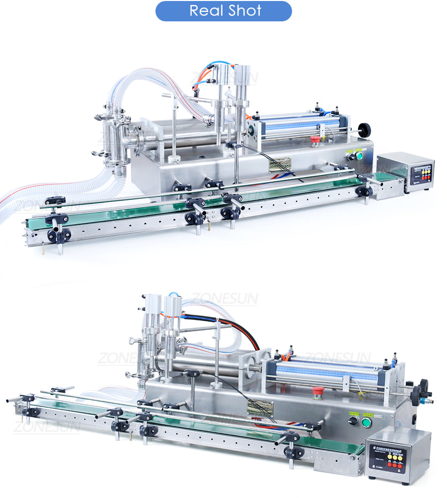 ZONESUN ZS-DTYT2L Automatic Pneumatic Filling Machine Liquid Cosmetic Body Shop Oil Water Bottle Filler Small Production Line