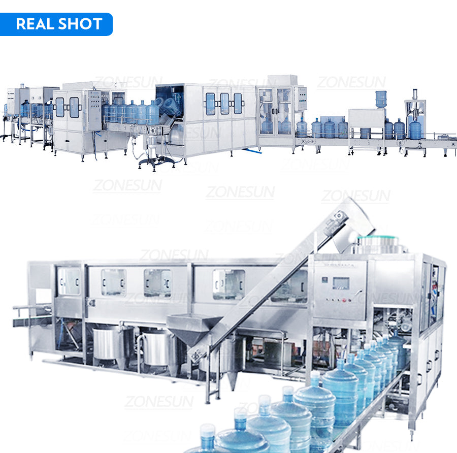 ZONEUSN Bottled Water Filling Line ZS-AFMW Water Bottling Machine