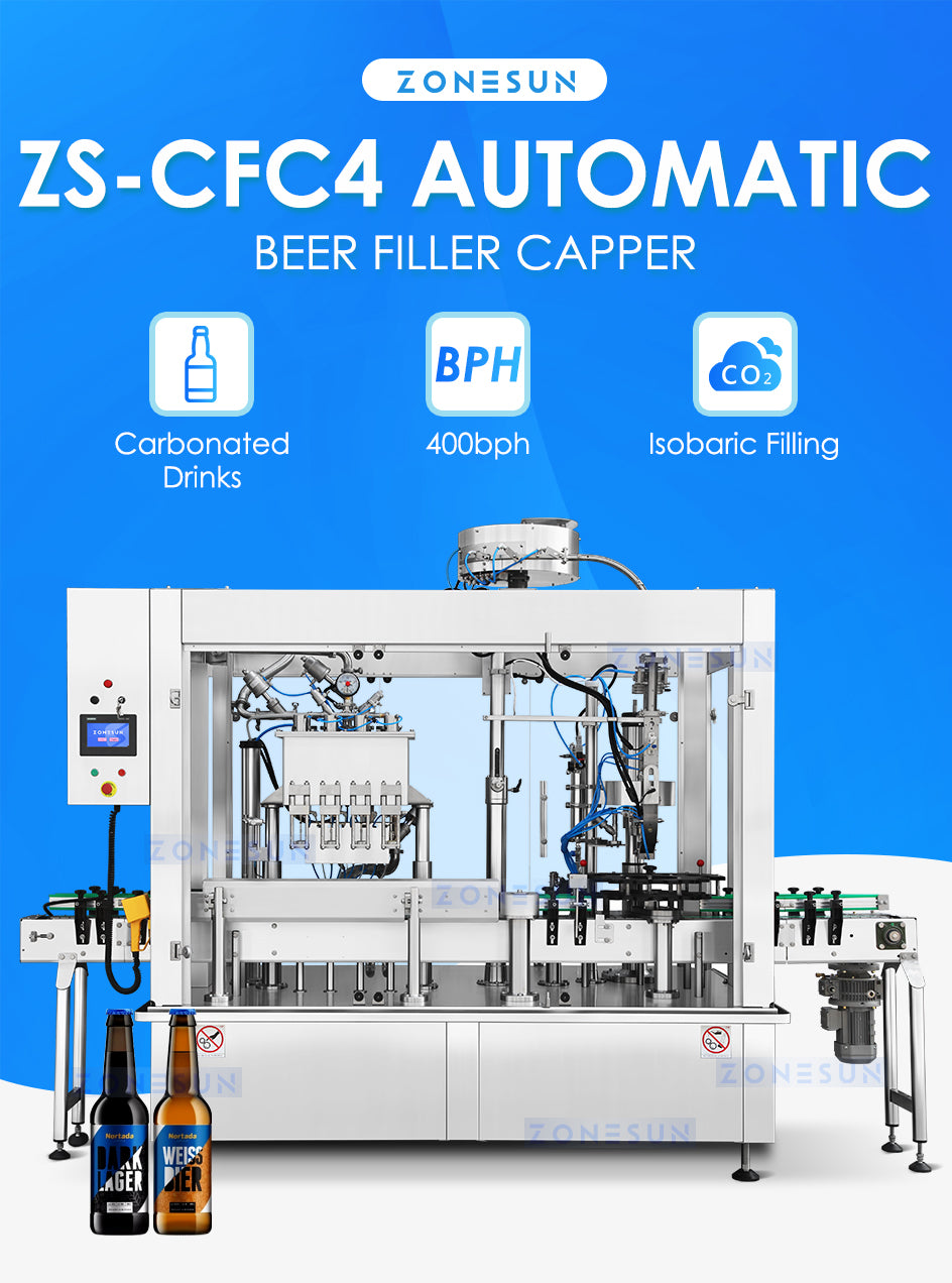 beer bottle filling and capping machine