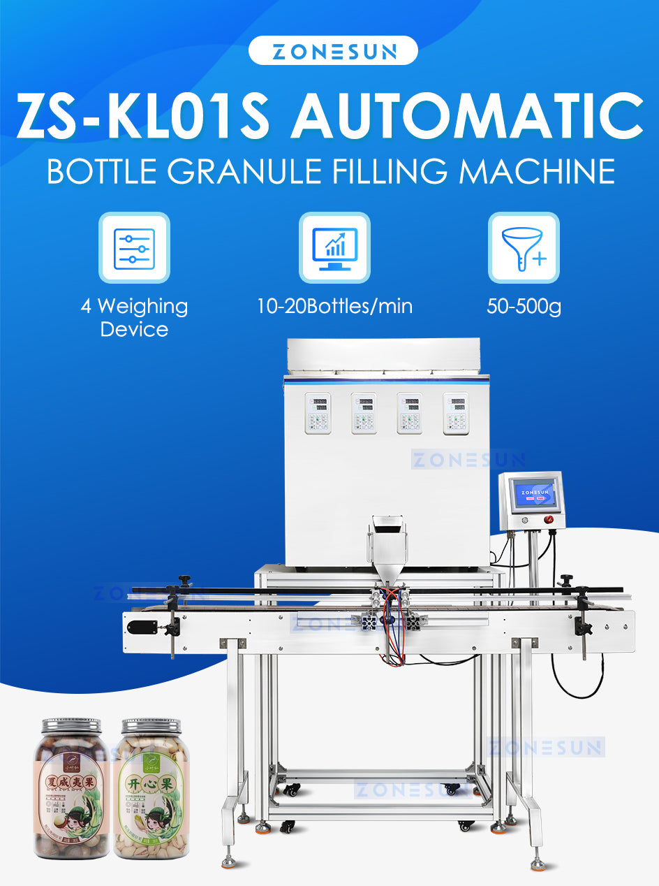 Automatic granule filling machine