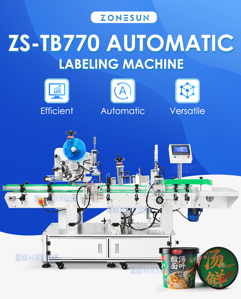 tapered bottles labeling machine