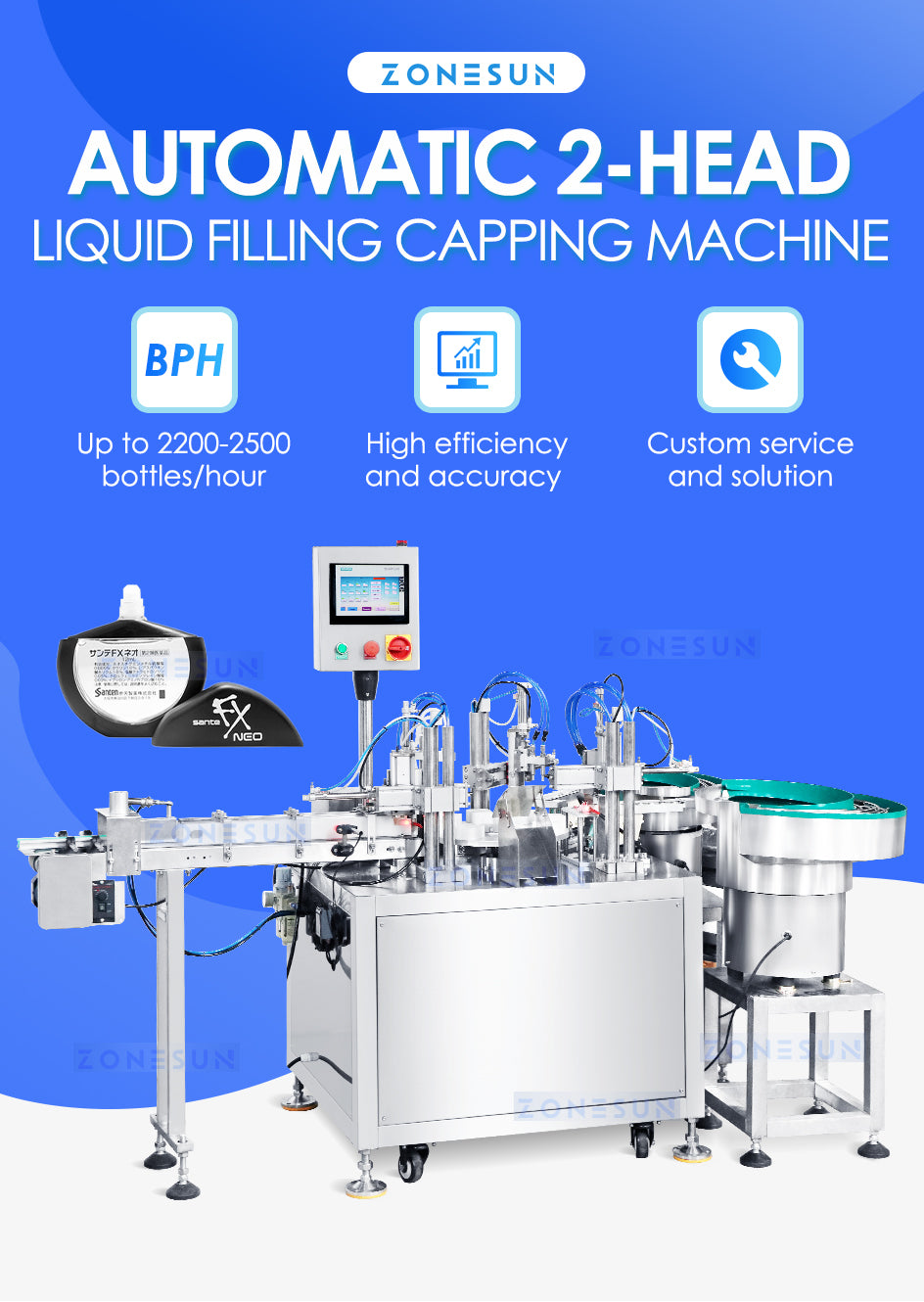 Automatic eye drop packaging machine