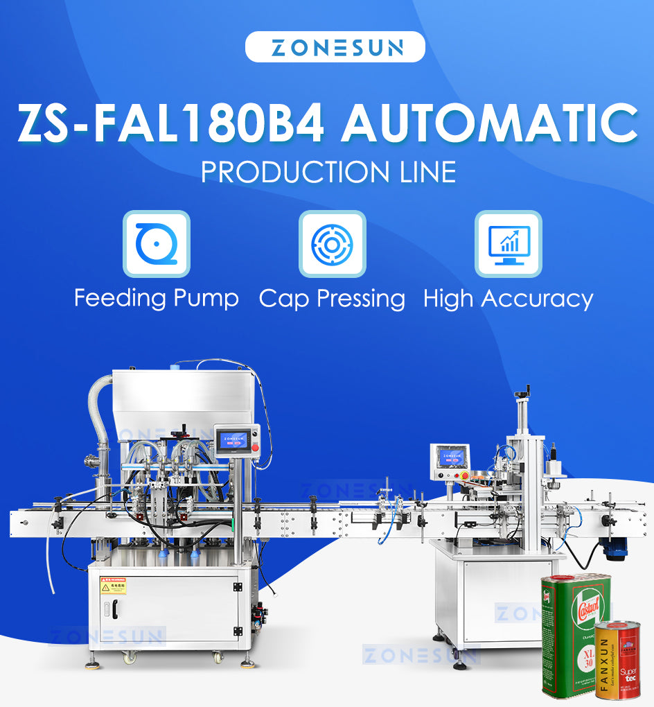 Paint can filling and sealing machine