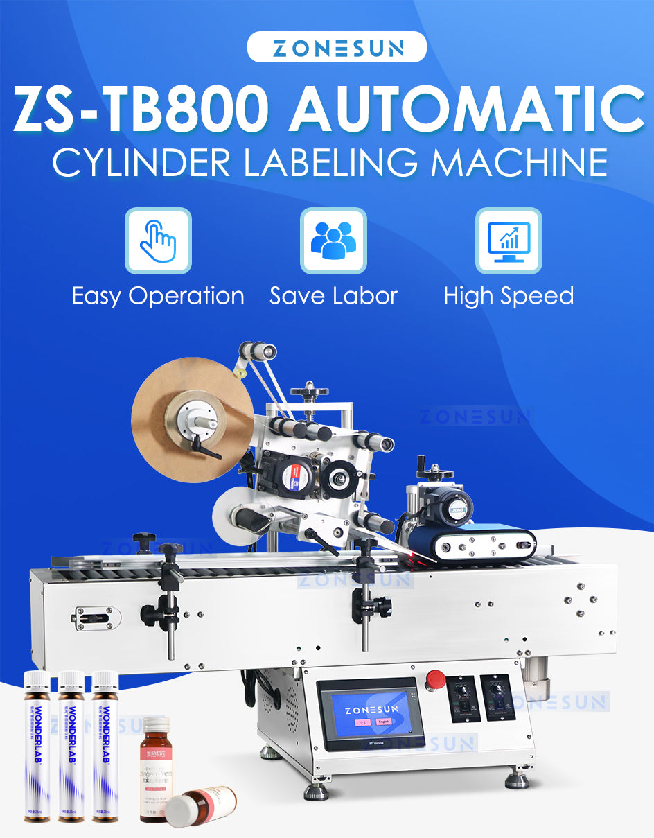 Desktop high-speed round bottle labeling machine