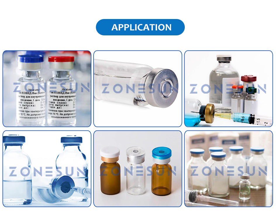ZONESUN Automatic Vial Penicillin Bottle Filling and Capping Machine ZS-YG200