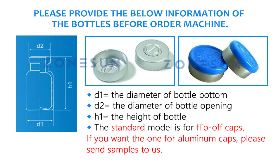 ZONESUN Automatic Vial Penicillin Bottle Filling and Capping Machine ZS-YG200