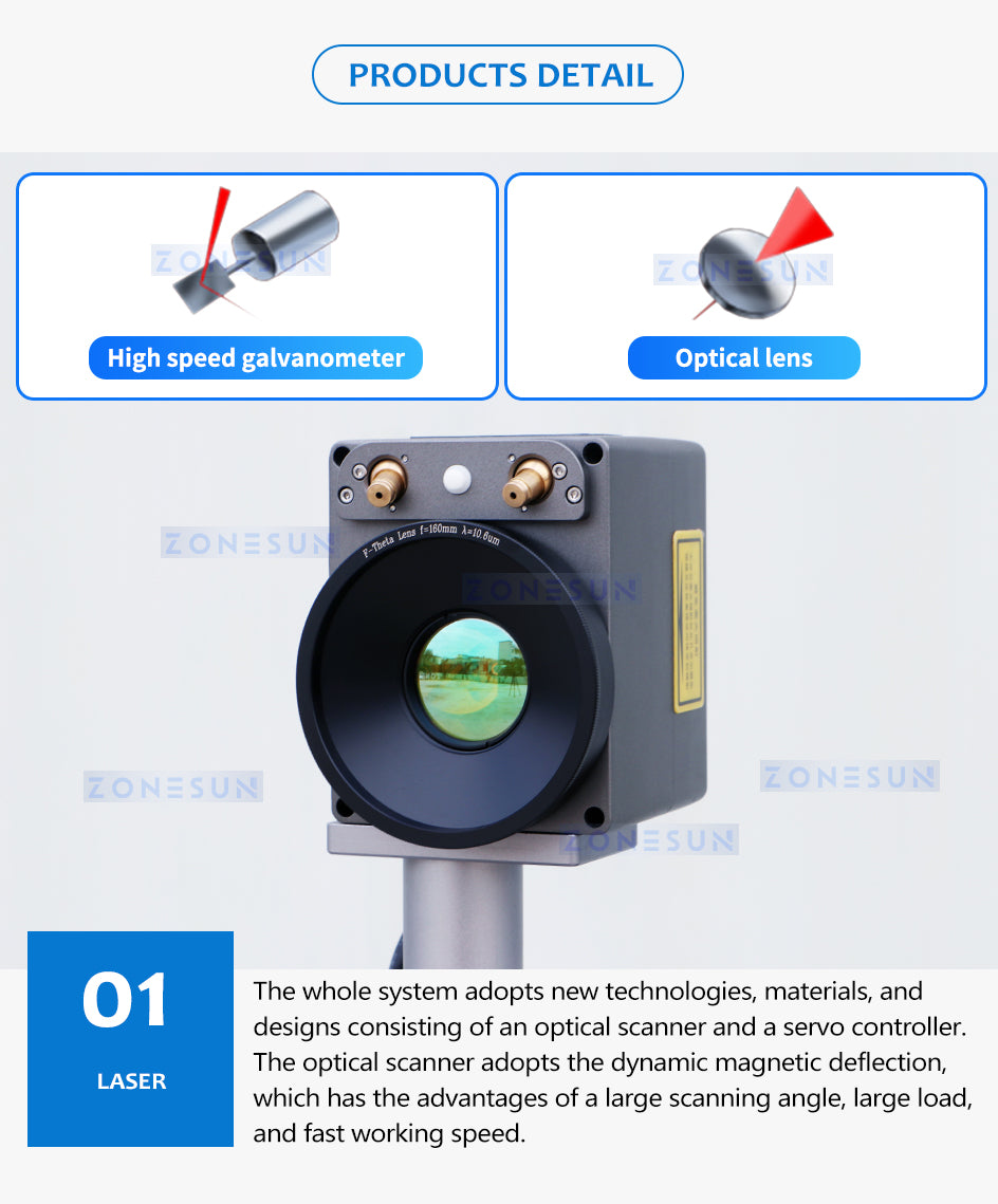 ZONESUN CO₂ Laser Date Code Printing Machine ZS-LMC1