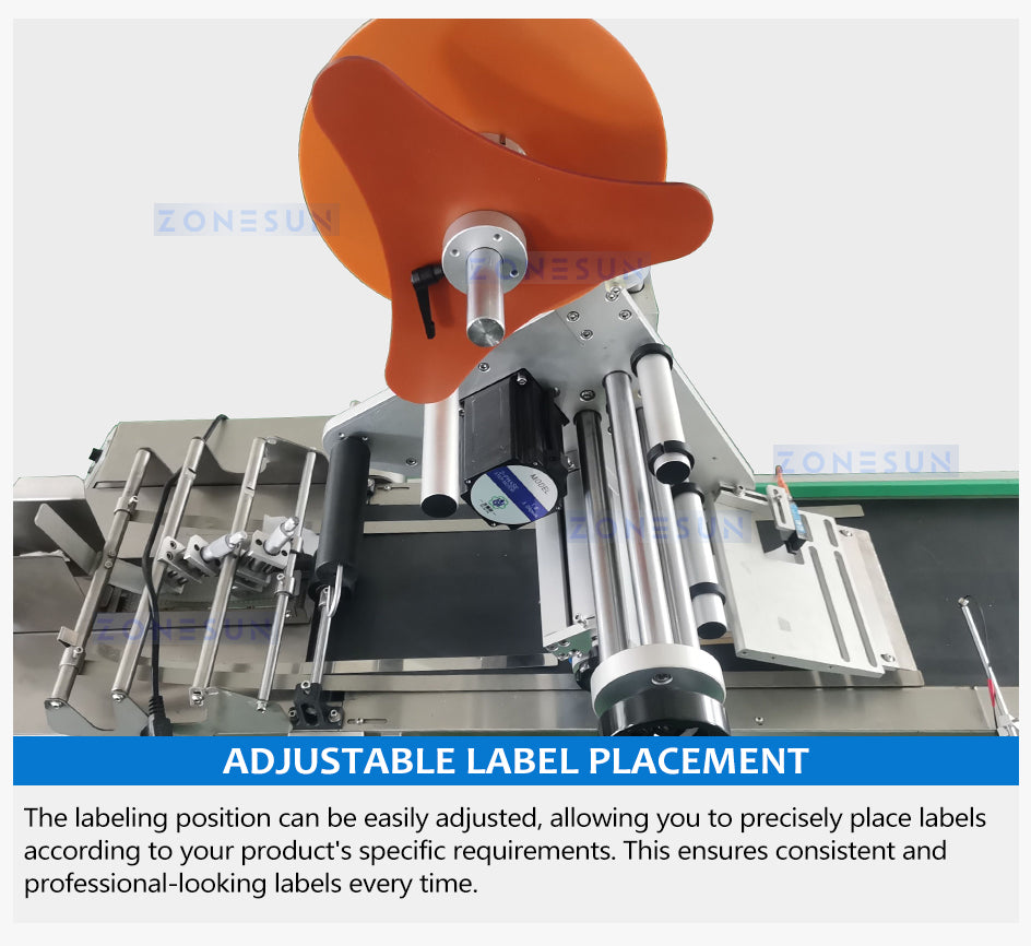 ZONESUN Automatic Card Leaflet Paging Flat Surface Labeling Machine ZS-TB502P