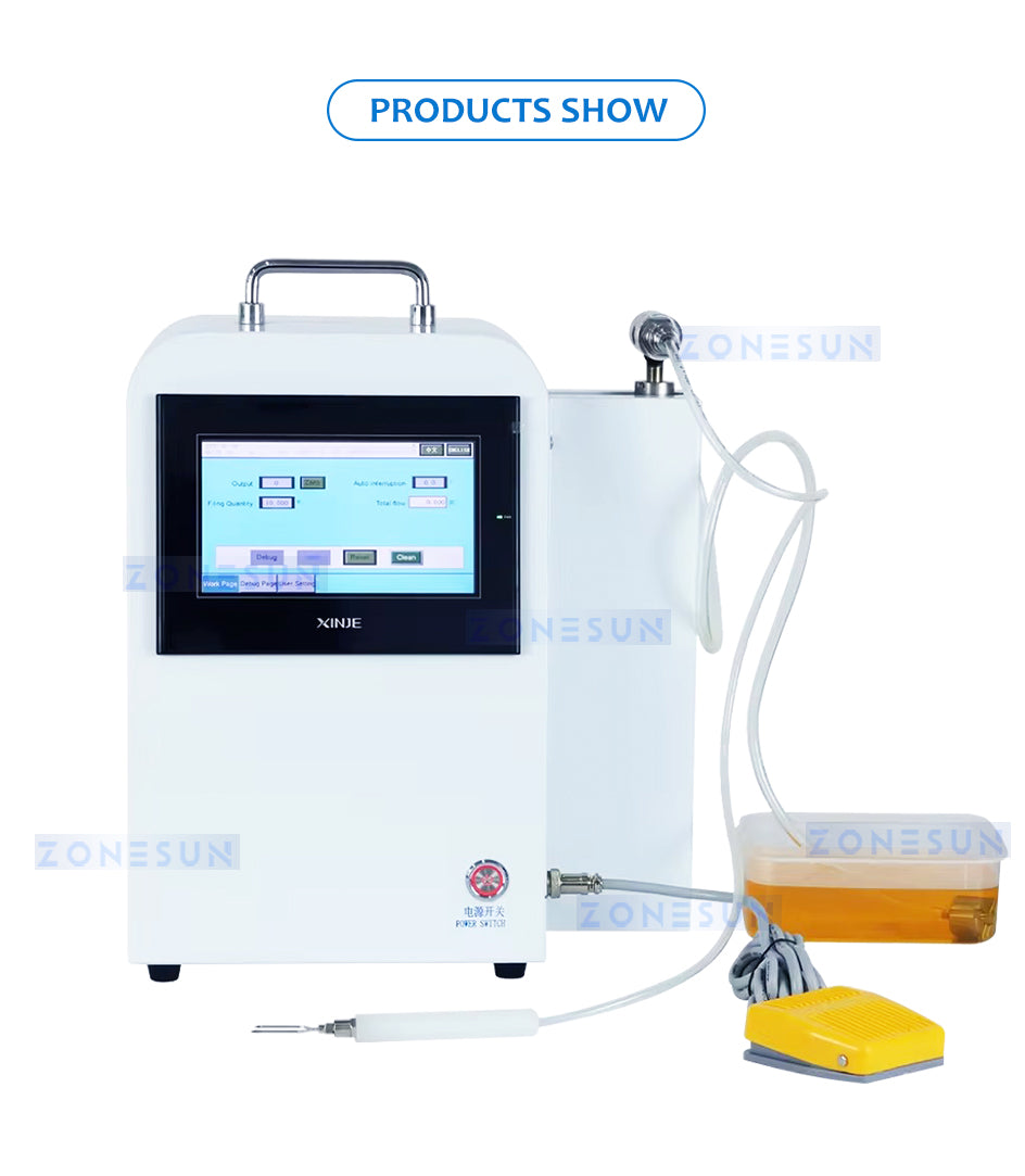 ZONESUN Handheld Cartridge Filler Oil Filling Machine Small Bottle Oil Filling Equipment ZS-ZY01