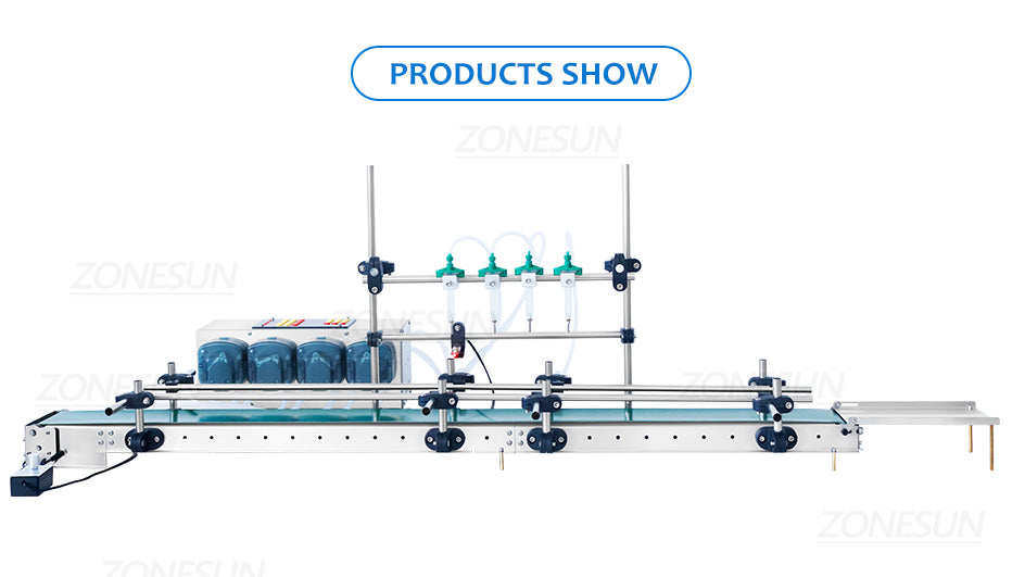 ZONEPACK Small Production Line Liquid Filling Machine  ZS-DTPP100C4