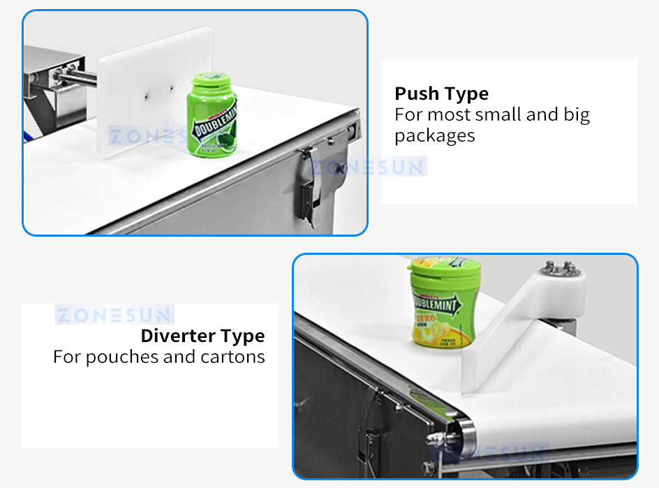 ZONESUN Pouch Bag Carton Bottle Weight Detection Machine ZS-CW500