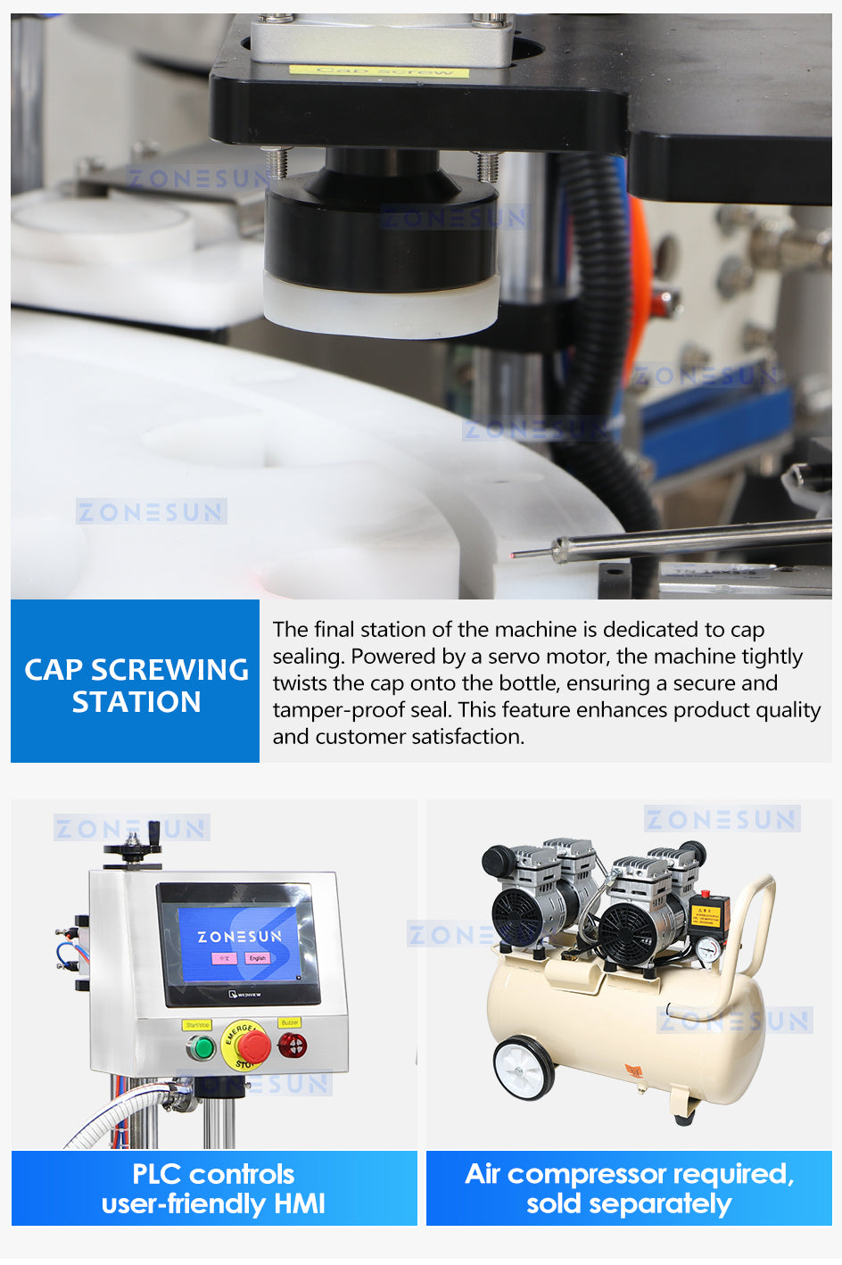 paste filling and capping machine