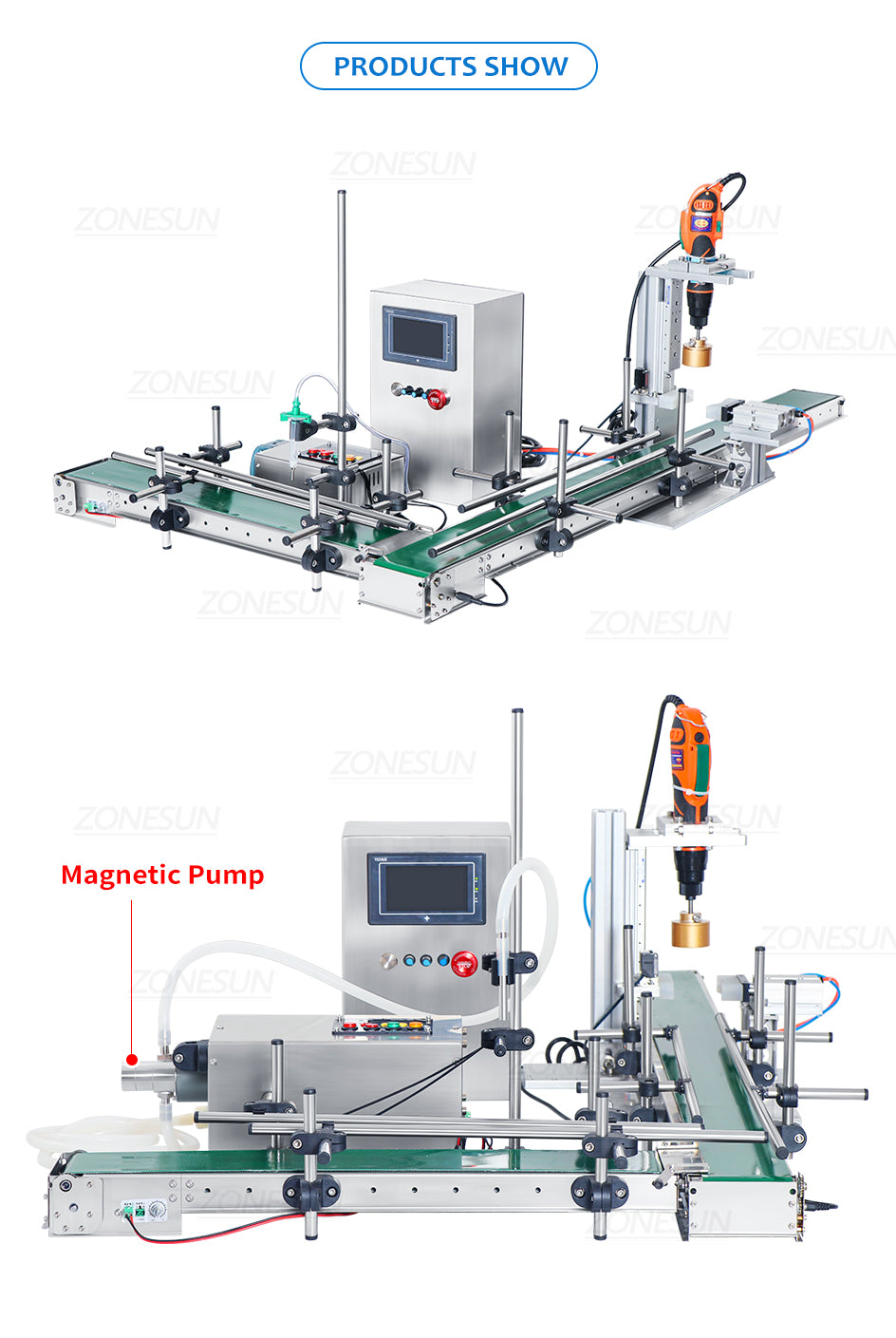 Small automatic liquid filling capping machine