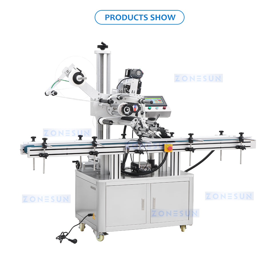 ZONESUN ZS-TB150P2 Automatic Self-adhesive Sticker Flat Surface Labeling Machine