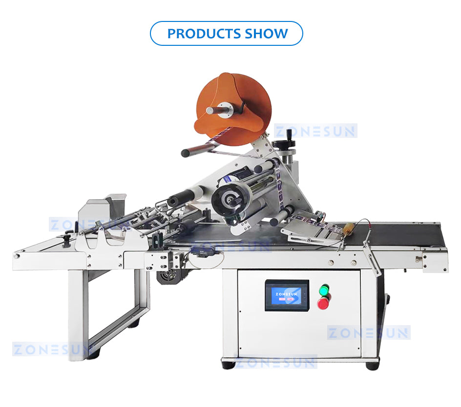 ZONESUN Automatic Card Leaflet Paging Flat Surface Labeling Machine ZS-TB502P