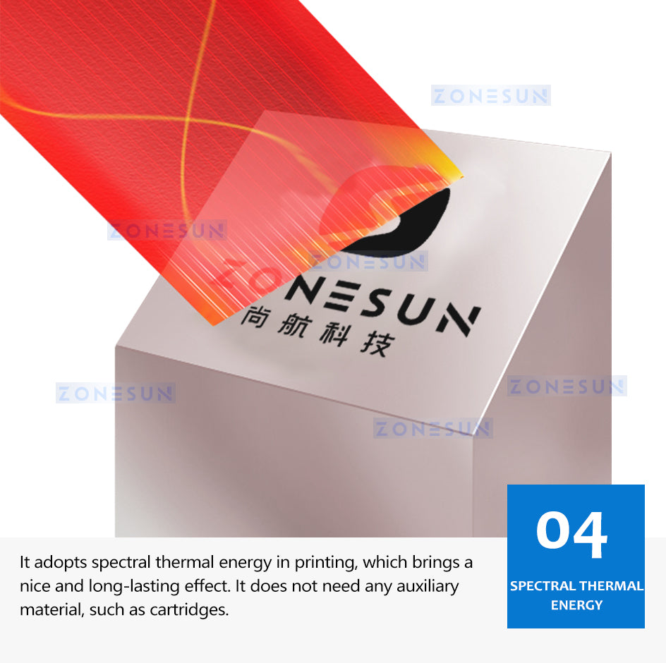 ZONESUN CO₂ Laser Date Code Printing Machine ZS-LMC1