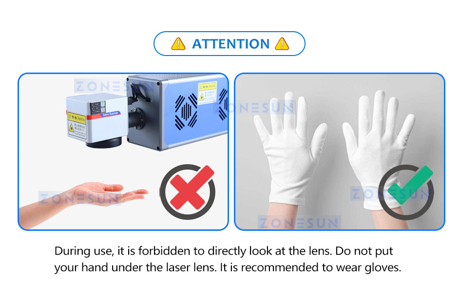 ZONESUN CO₂ Laser Date Code Printing Machine ZS-LMC1