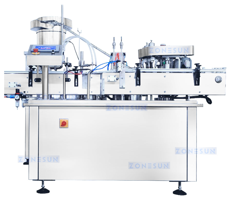 ZONESUN Automatic Custom Penicillin Bottle Vial Filling And Capping Machine ZS-PB450