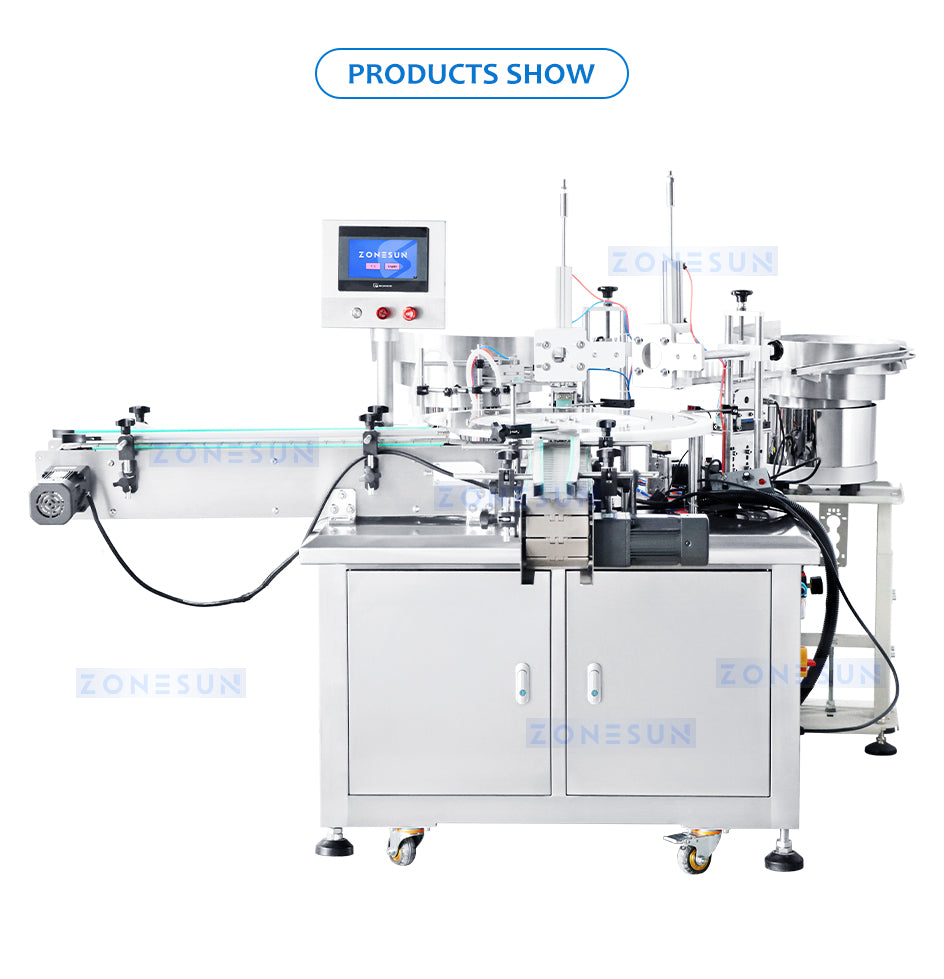 ZONESUN Squeeze Bottle Filling and Capping Machine Peristaltic Pump Filler ZS-AFC33