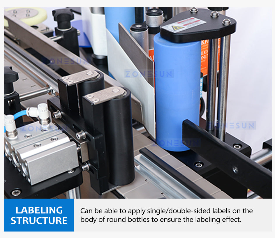 ZONESUN Automatic Bottle Production Line Filling Capping Labeling MachineZS-AFCL3