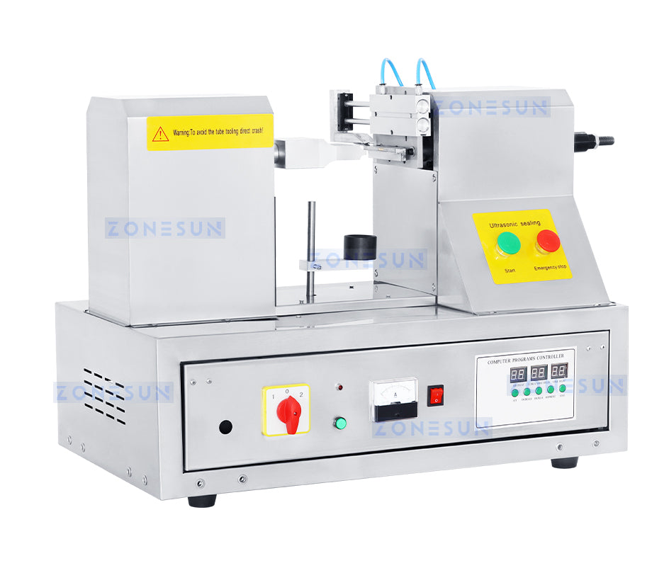 ZONESUN Ultrasonic Plastic Tube Sealing Machine Soft Hose Sealer ZS-QDFW125S