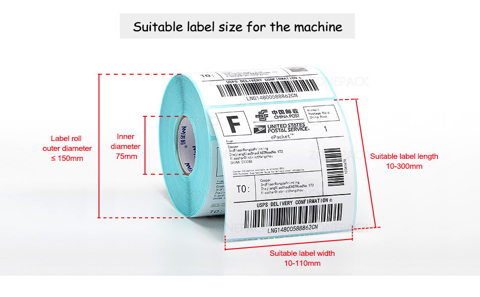 ZONESUN ZS-50 Manual Round Bottle Labeling Machine