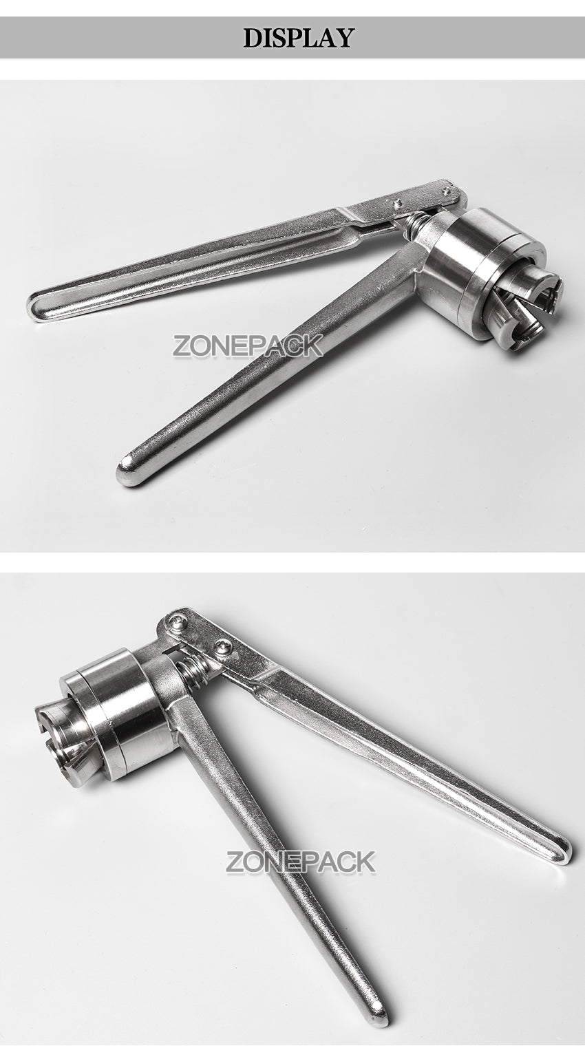 ZONEPACK Pharmaceutical Vial Crimper Medical Bottle Crimping Capper Glass Bottle Capping Tool