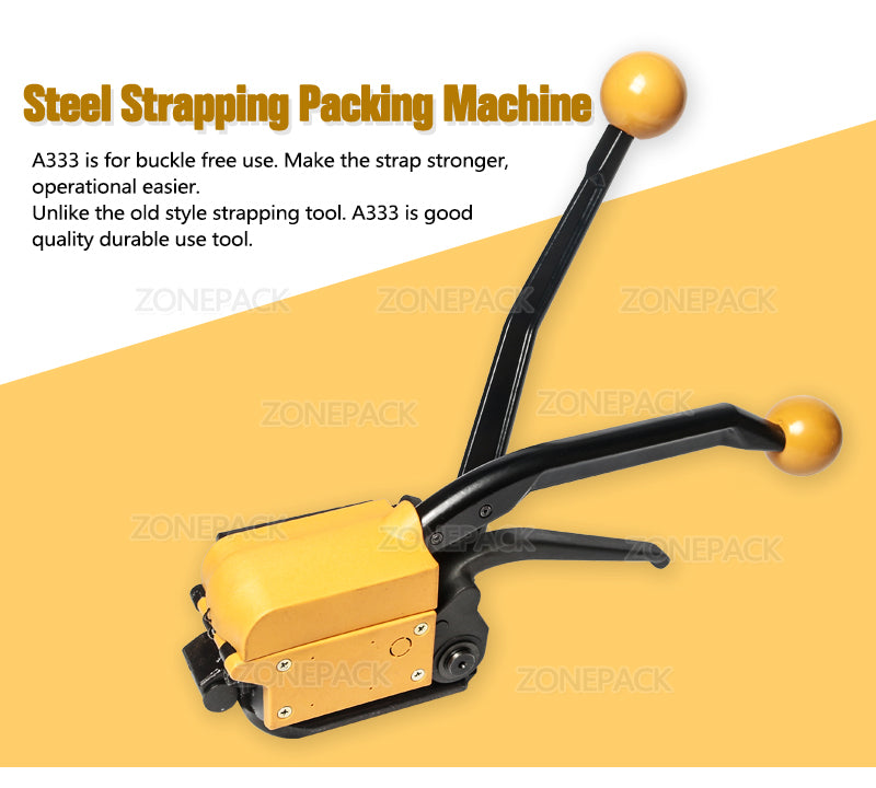 A333 Steel Strapping Steel Straps Banding Sealless Mental Strapping Bander 1/2‘’ to 3/4‘’