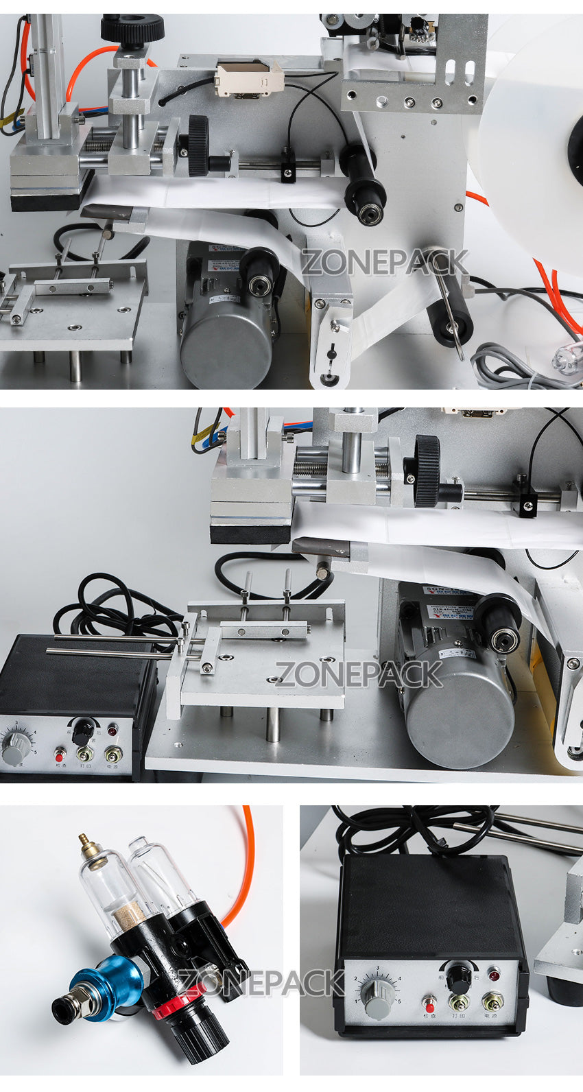 ZONESUN LT-60D Semi Automatic Flat Surface Labeling Machine With Date Code