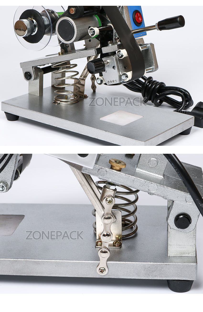 ZONEPACK  ZY-RM5 Color Ribbon Hot Printing Machine,Heat ribbon printer ,film bag date printer(220V/50Hz)