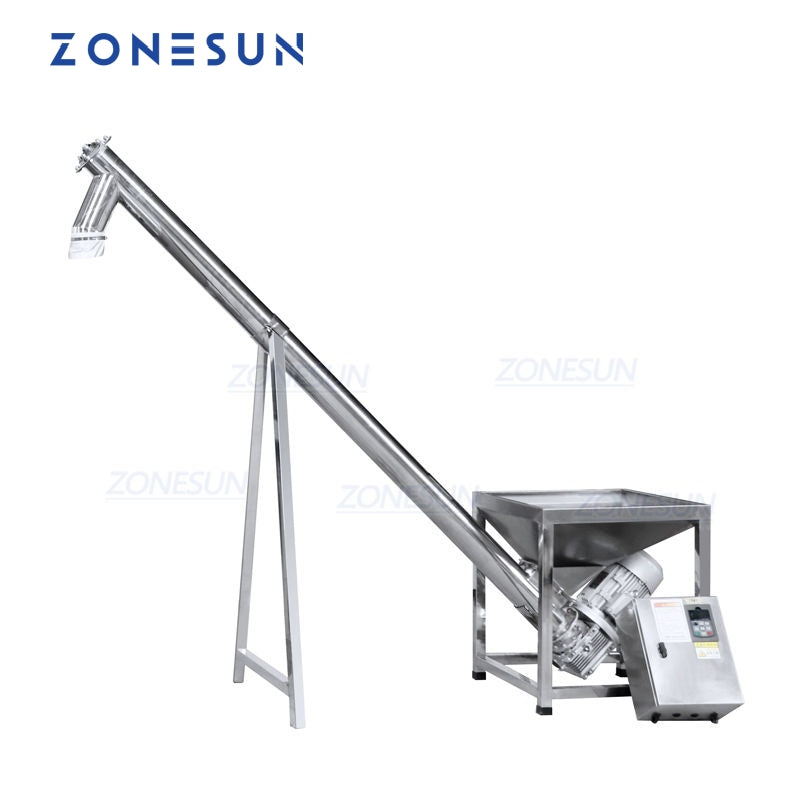 ZONESUN  Automatic Spices Powder Inclined Auger Feeder ZS-SLJ3