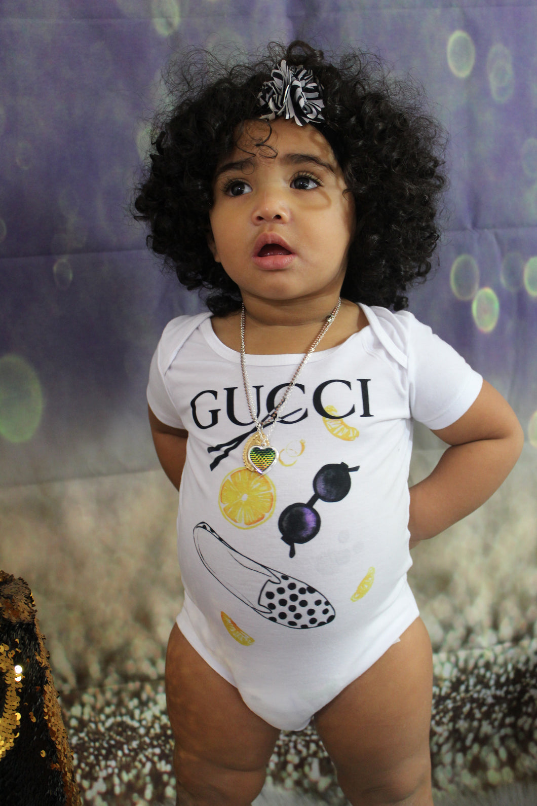 gucci onesie baby girl