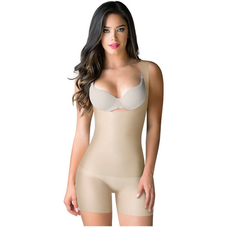 Long Girdle with sisa sleeves - Silene Colombian Shapewear Powernet line -  Productos de Colombia.com