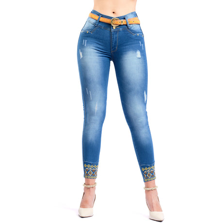 Jeans colombianos butt lifter fajas colombianas bbl levanta cola Bon Bon Up  5509