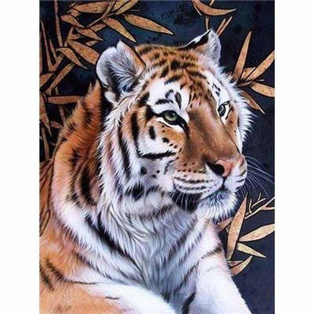 Fan De Rayure Ou De Chat Optez Pour Le Tableau Strasse Motif Tigre Trendy Diamond Painting