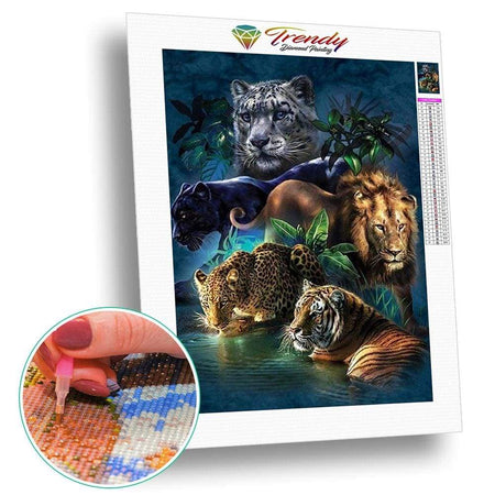 Fan De Rayure Ou De Chat Optez Pour Le Tableau Strasse Motif Tigre