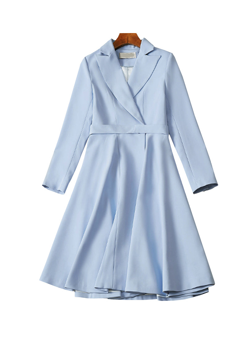 baby blue dress coat