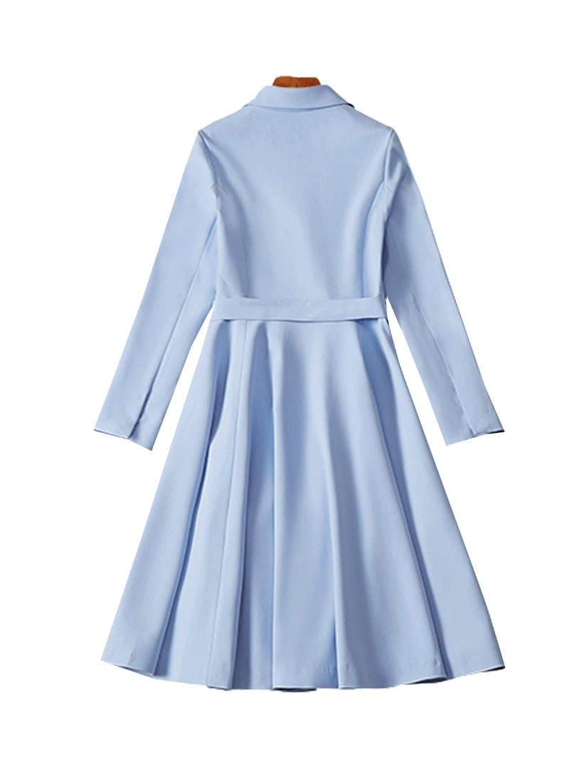 baby blue dress coat