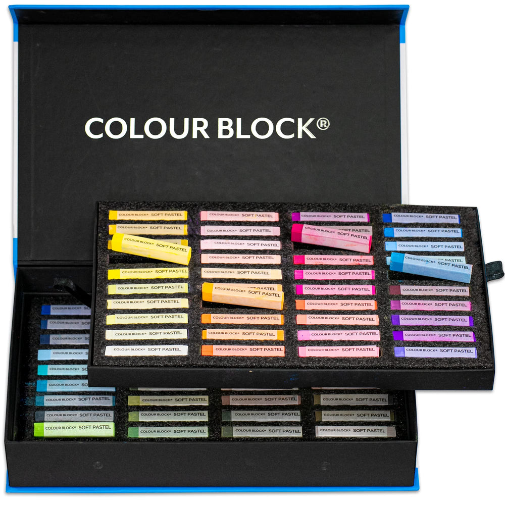 Colour Block Grays Soft Pastel Set - 12pc