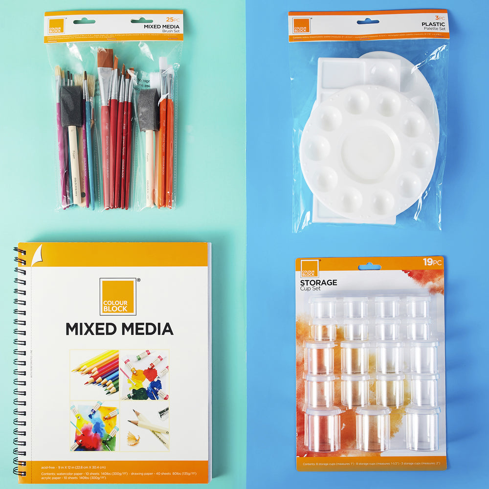 Watercolor Travel Art Set - 34pc – Colour Block