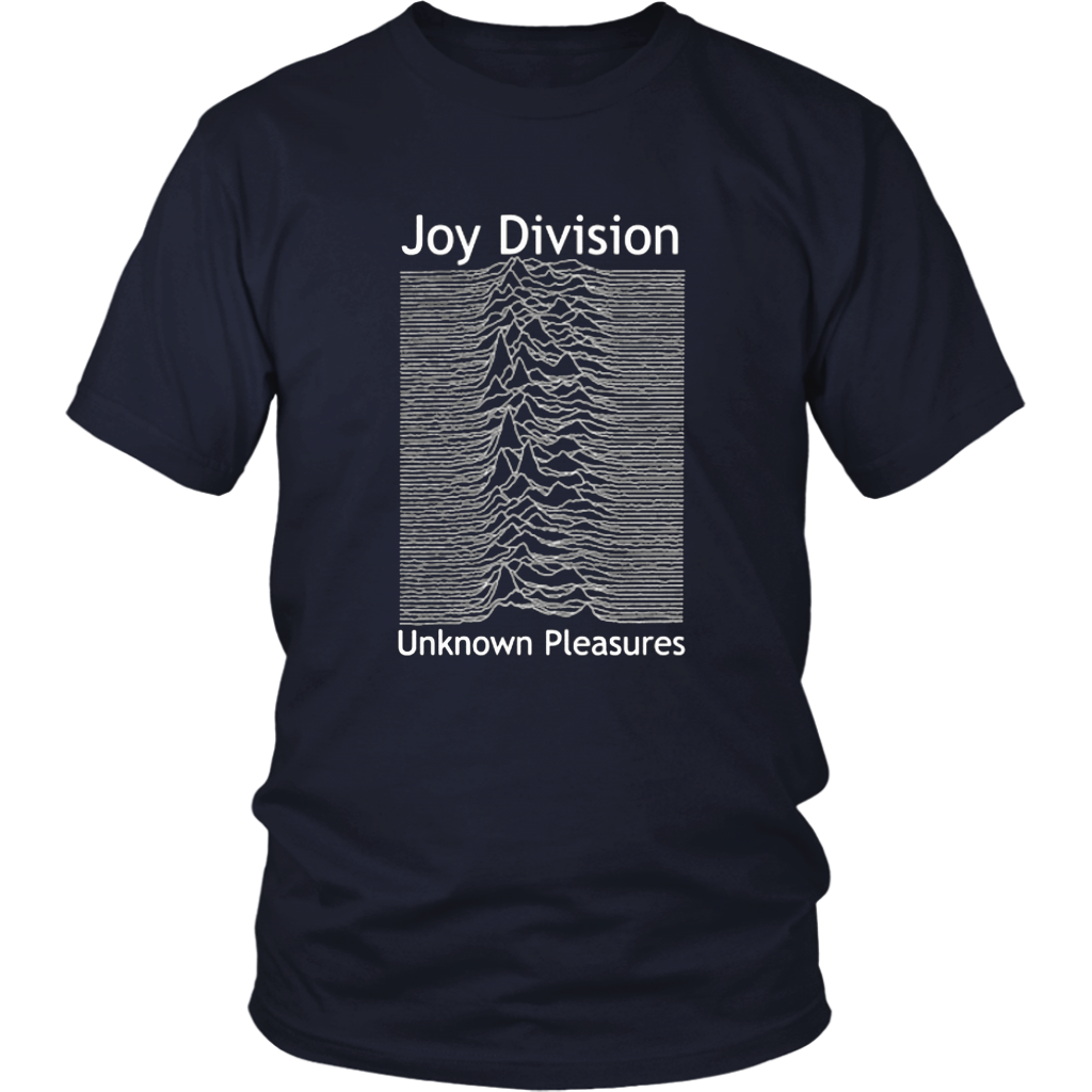 Impact Men S Joy Division Unknown Pleasures T Shirt Tee Cream